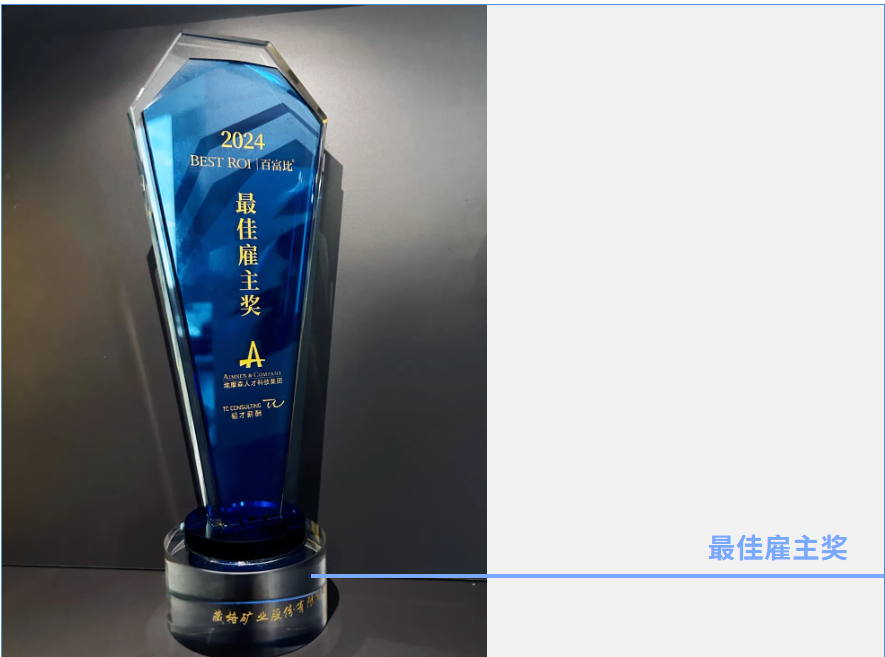 藏格矿业荣获2024年埃摩森"最佳雇主奖”